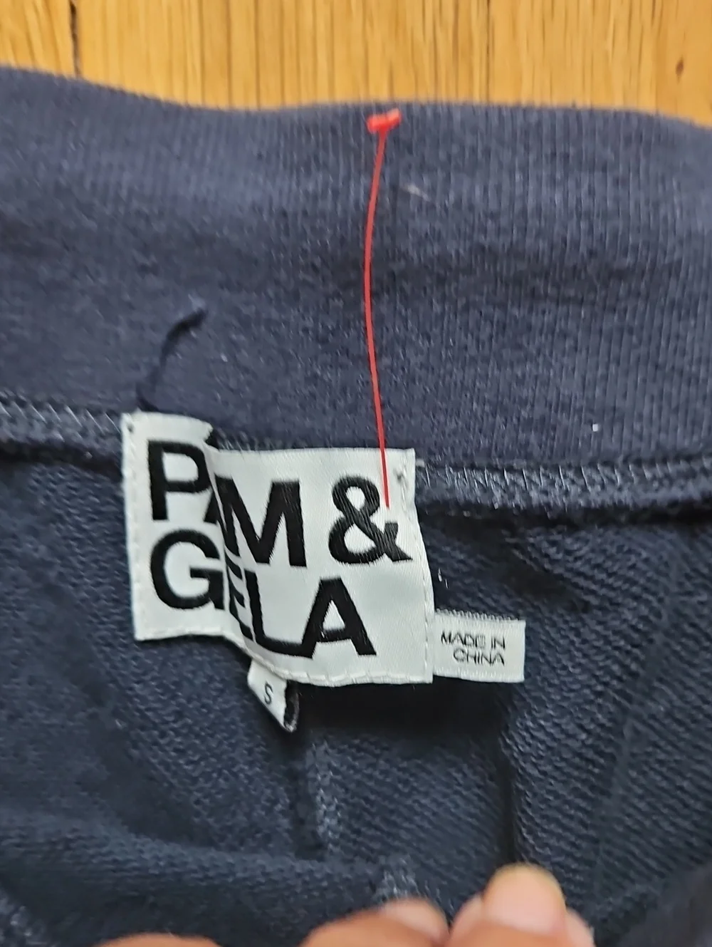 Pam & Gela  Lace Up Nsvy sweatpants
